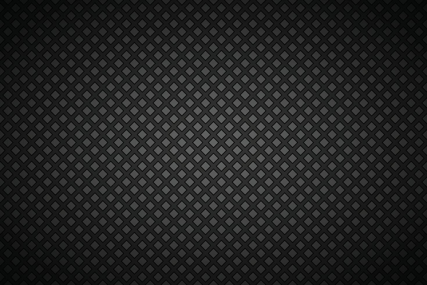 Black and grey abstract background with outline of squares, simple illustration vector