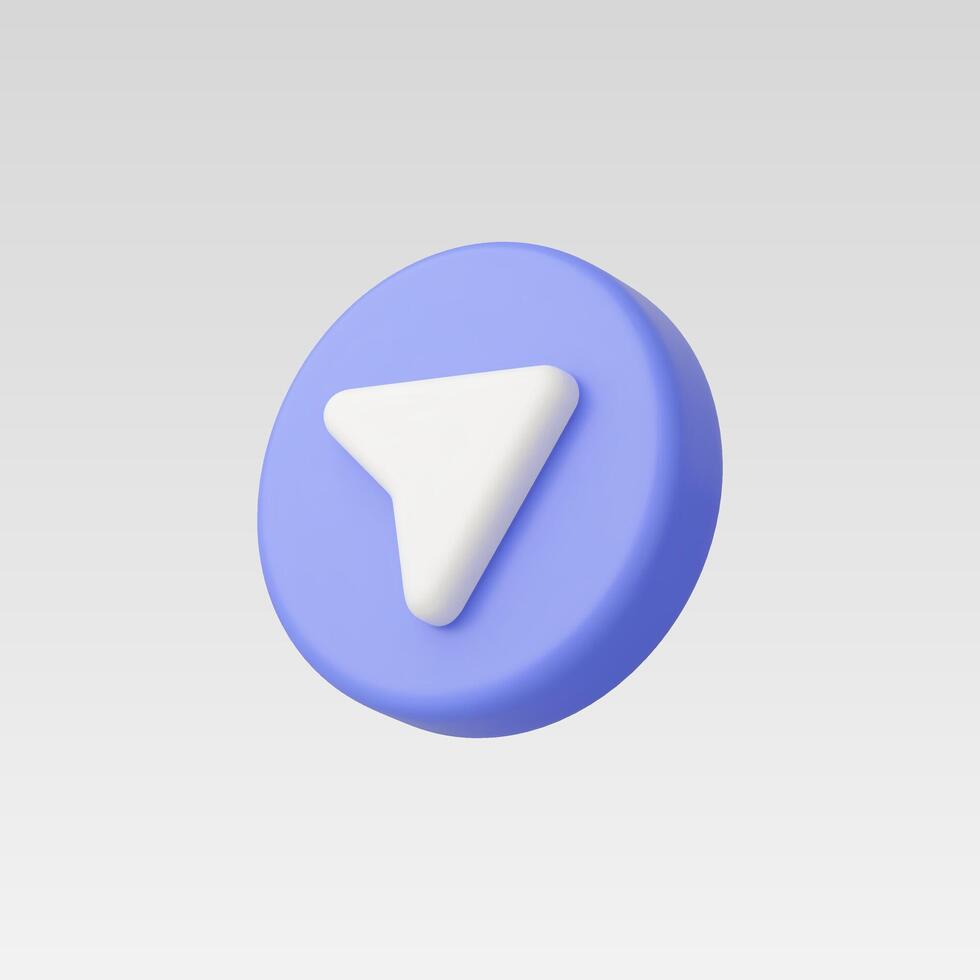 3d Realistic Share Icon illustration vector