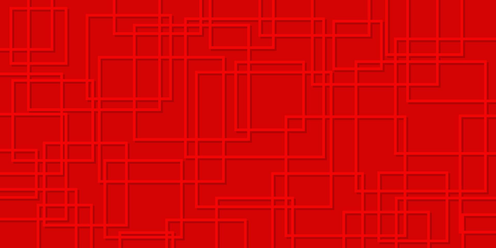 abstract square lines texture red background. template for banner, greeting card, flyer, social media, presentation, web. vector