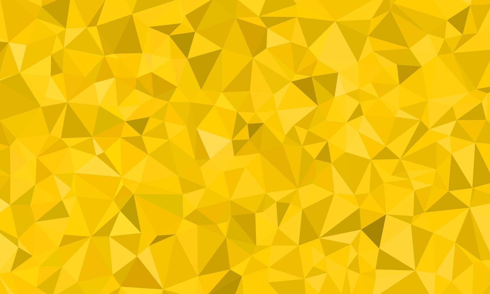 Yellow flat polygon background texture. Modern mosaic illusion illustration with triangle shape pattern elements for display, business, website, advertising, display, idea, header, greeting vector