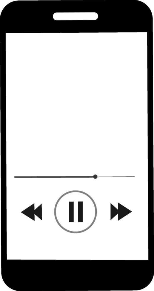 Mobile phone icon vector