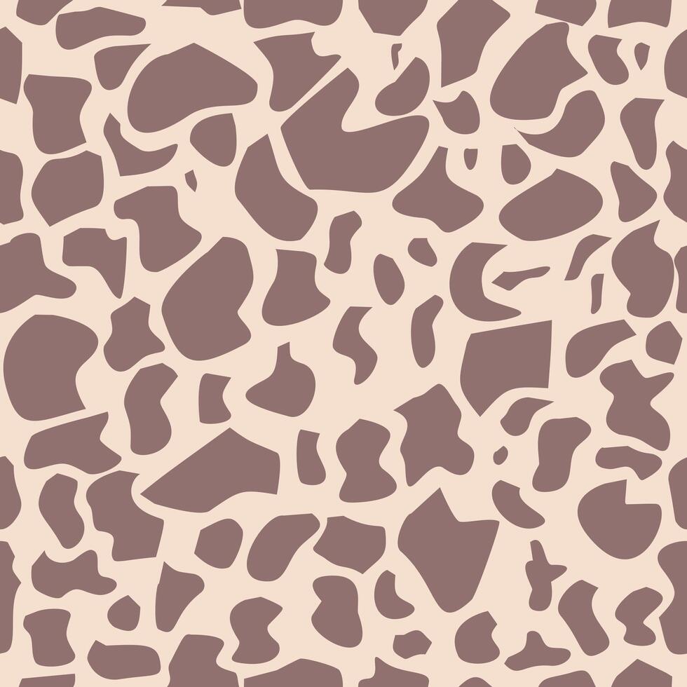 Brown Terrazzo seamless pattern for background. vector