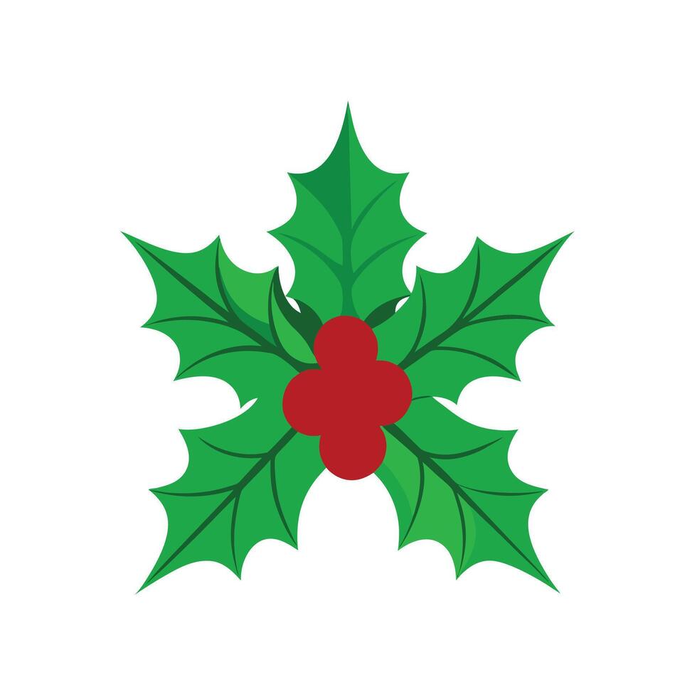 Christmas Holly Design vector