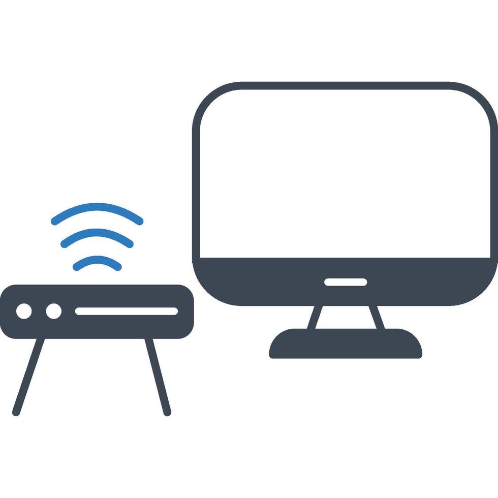 Computer Connection illustration with isolated background vector