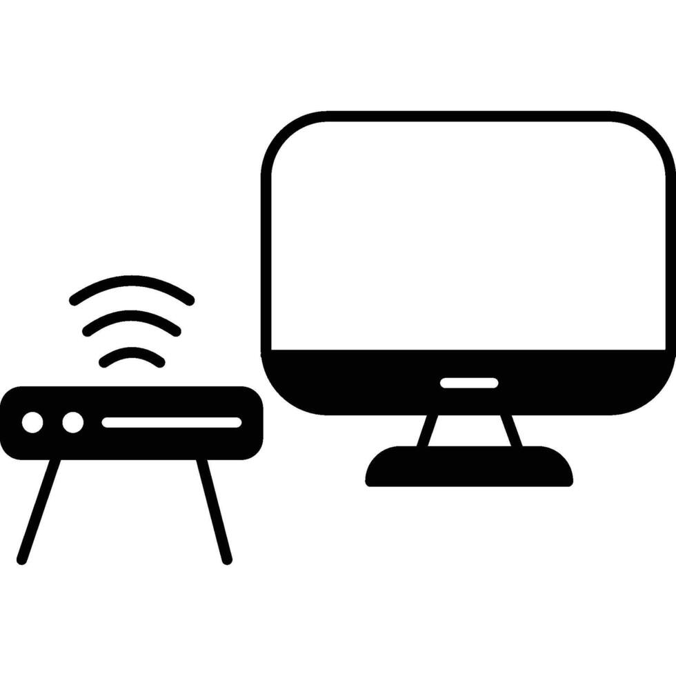 Computer Connection illustration with isolated background vector