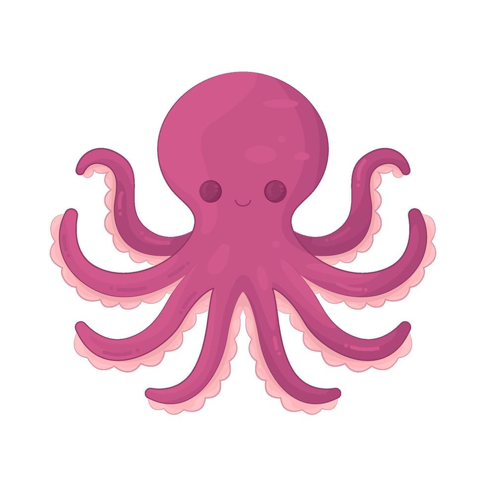 Illustration of octopus vector