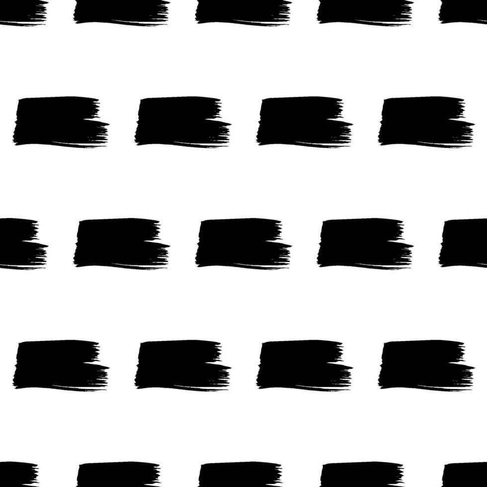 Seamless pattern with hand drawn scribble smears vector