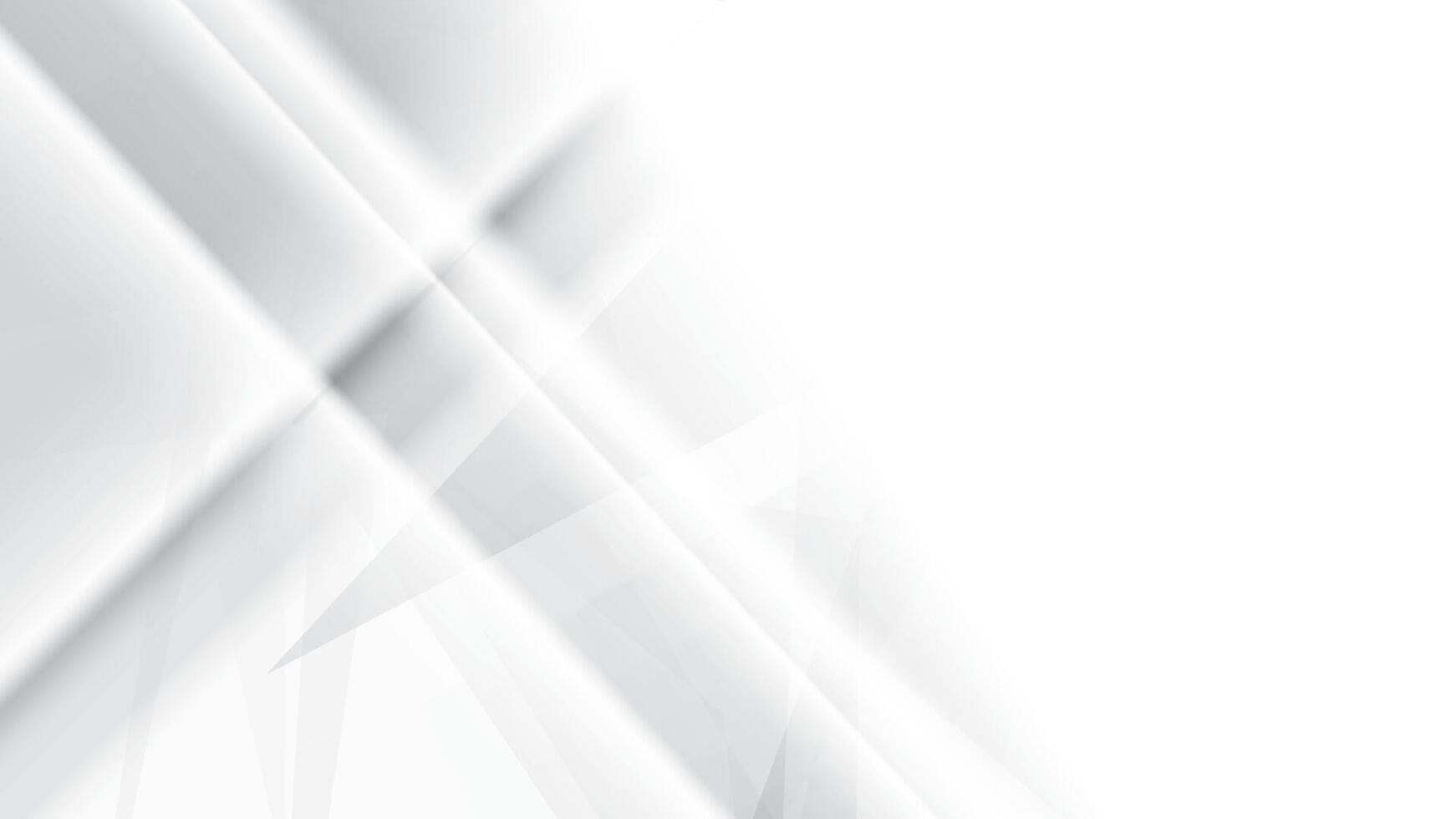 Abstract white and gray color, modern design stripes background with geometric shape. illustration. vector