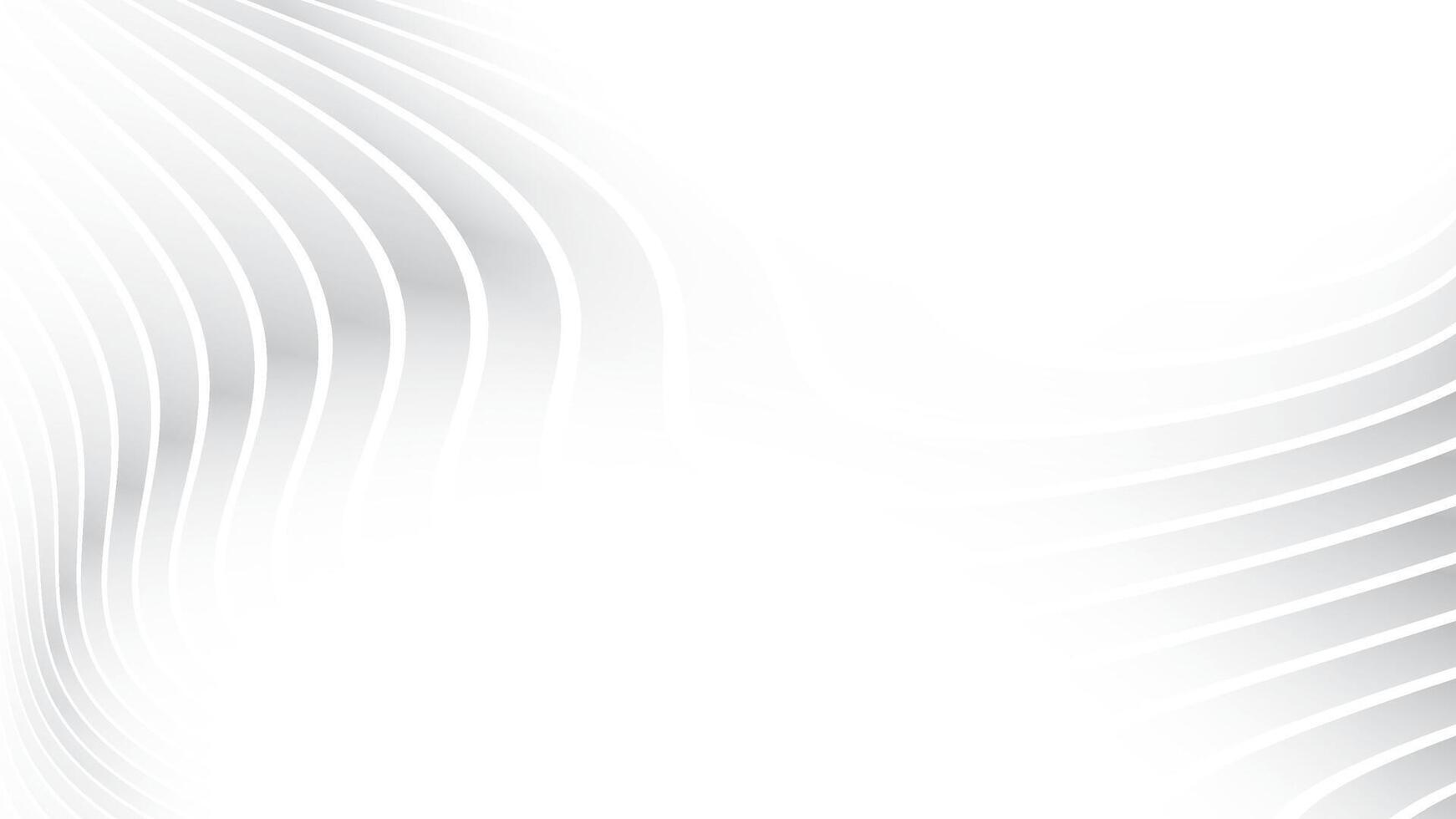 Abstract white and gray color, modern design stripes background with curve lines. illustration. vector