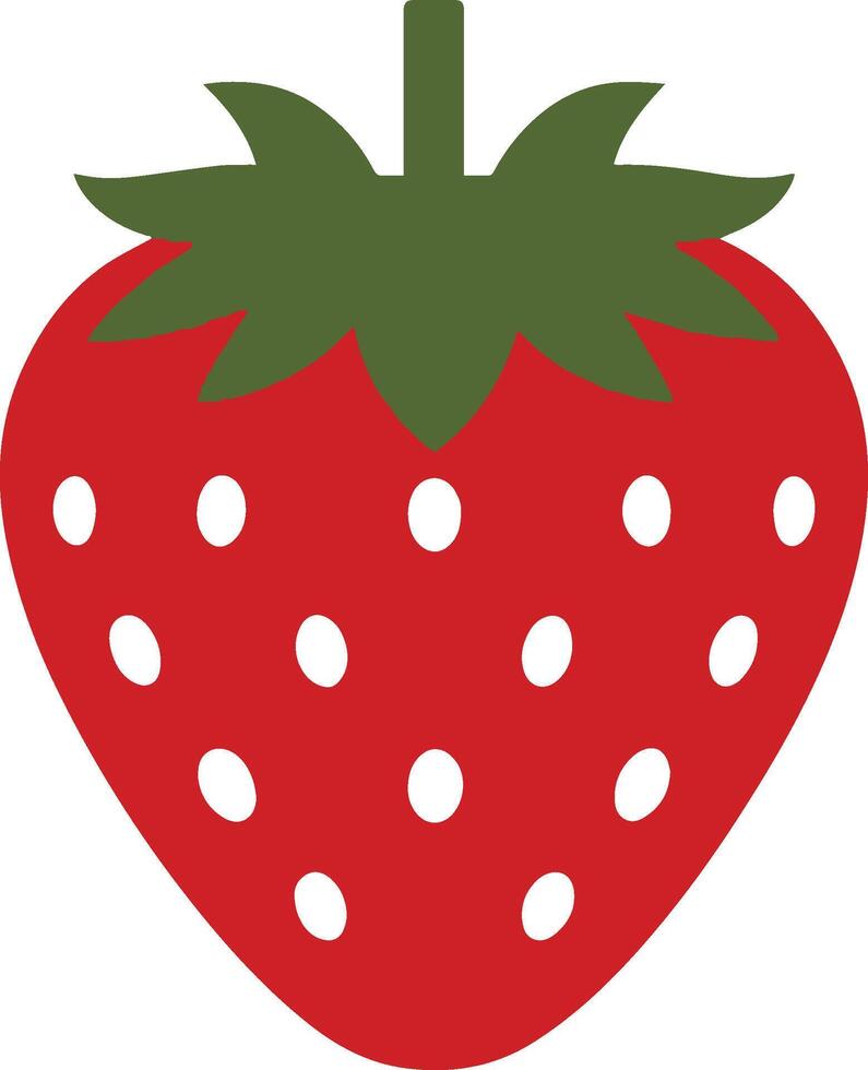High-Resolution Strawberry Icons for Designers vector