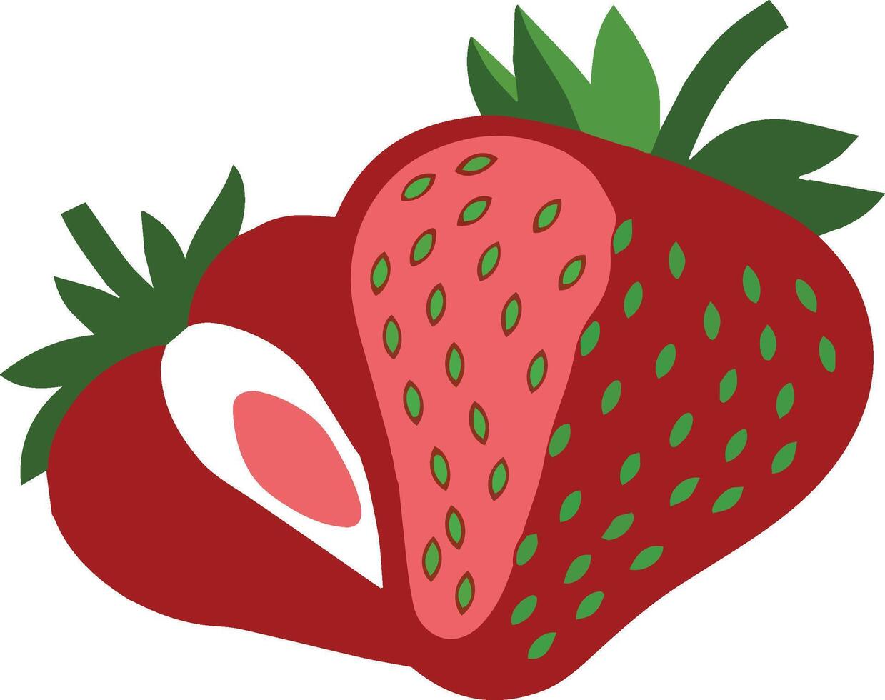 Strawberry Icon File - AI, EPS, SVG Formats vector