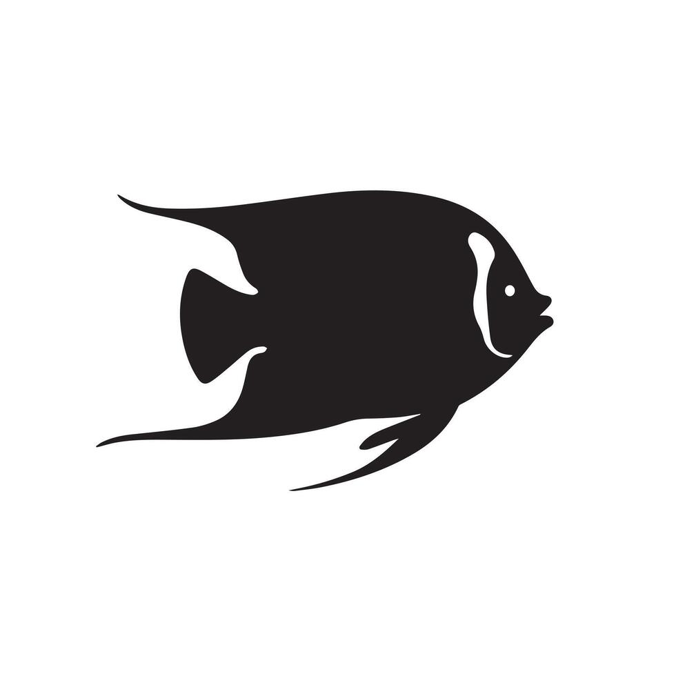 Serenity of Underwater Fish Life vector