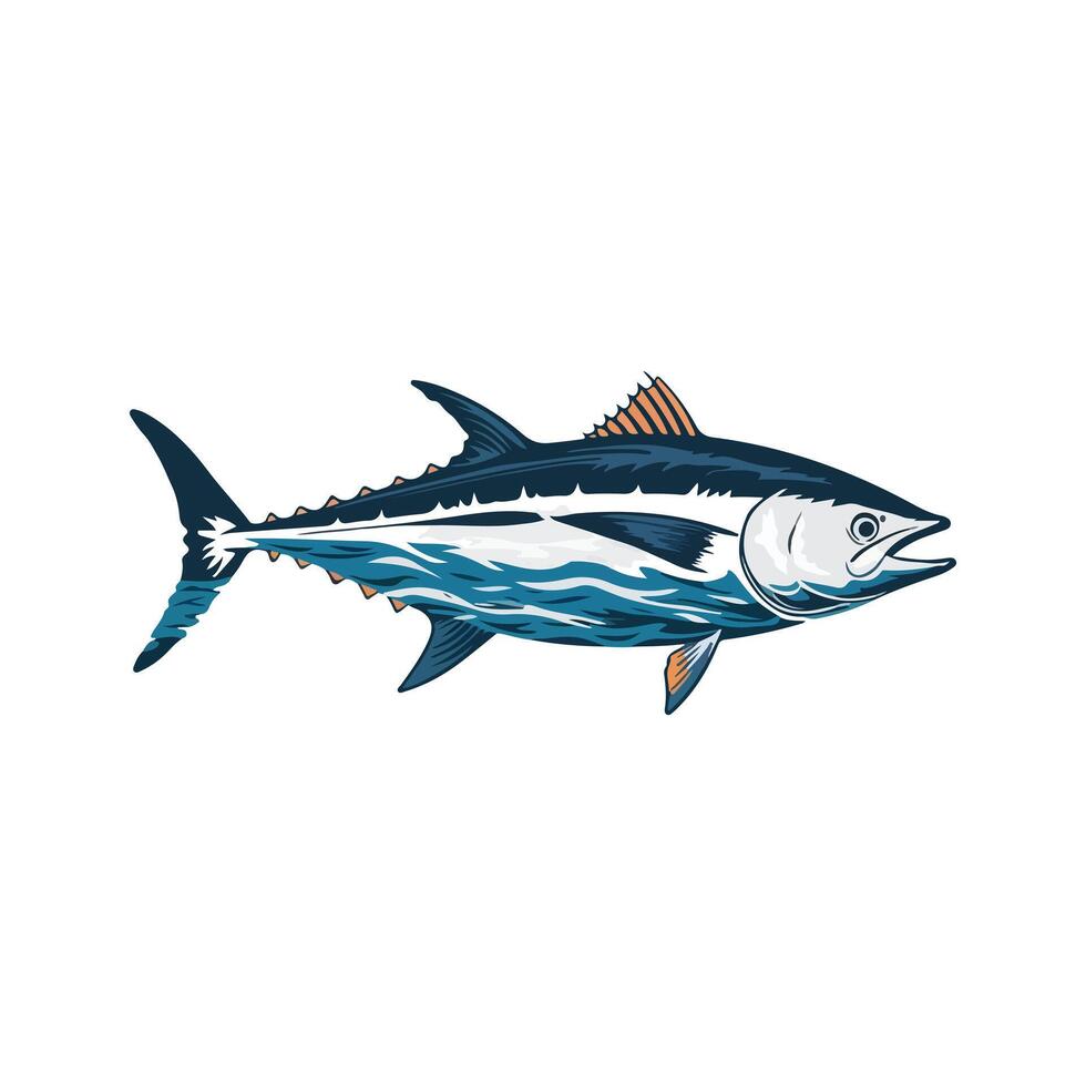 Elegant Marine Creatures in Shadows vector