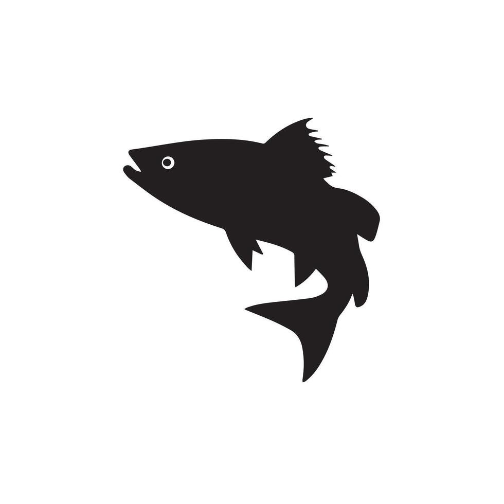 Fish Silhouette Series vector
