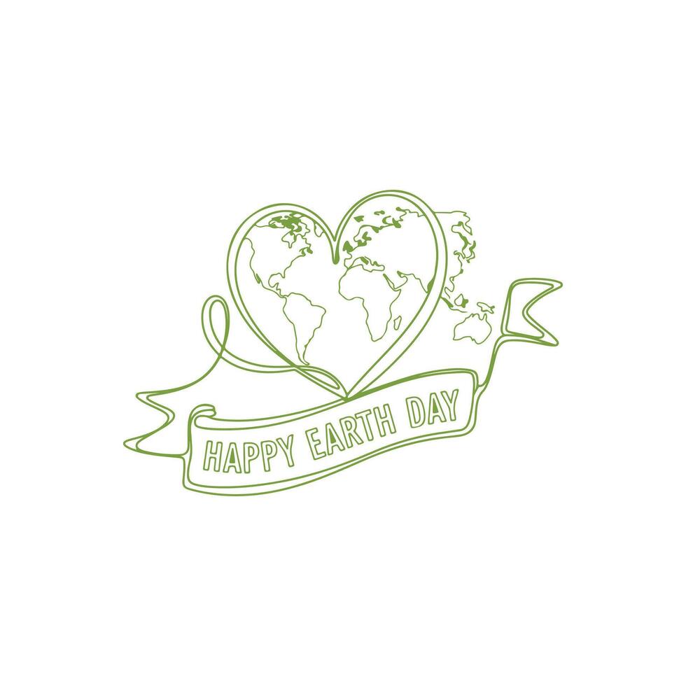 World Earth day. Concept design for banner, greeting card, t-shirt, print, poster. illustration. vector