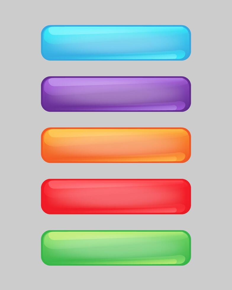 vectors soft color glass button design