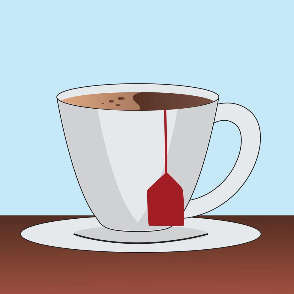Cup of coffee vector