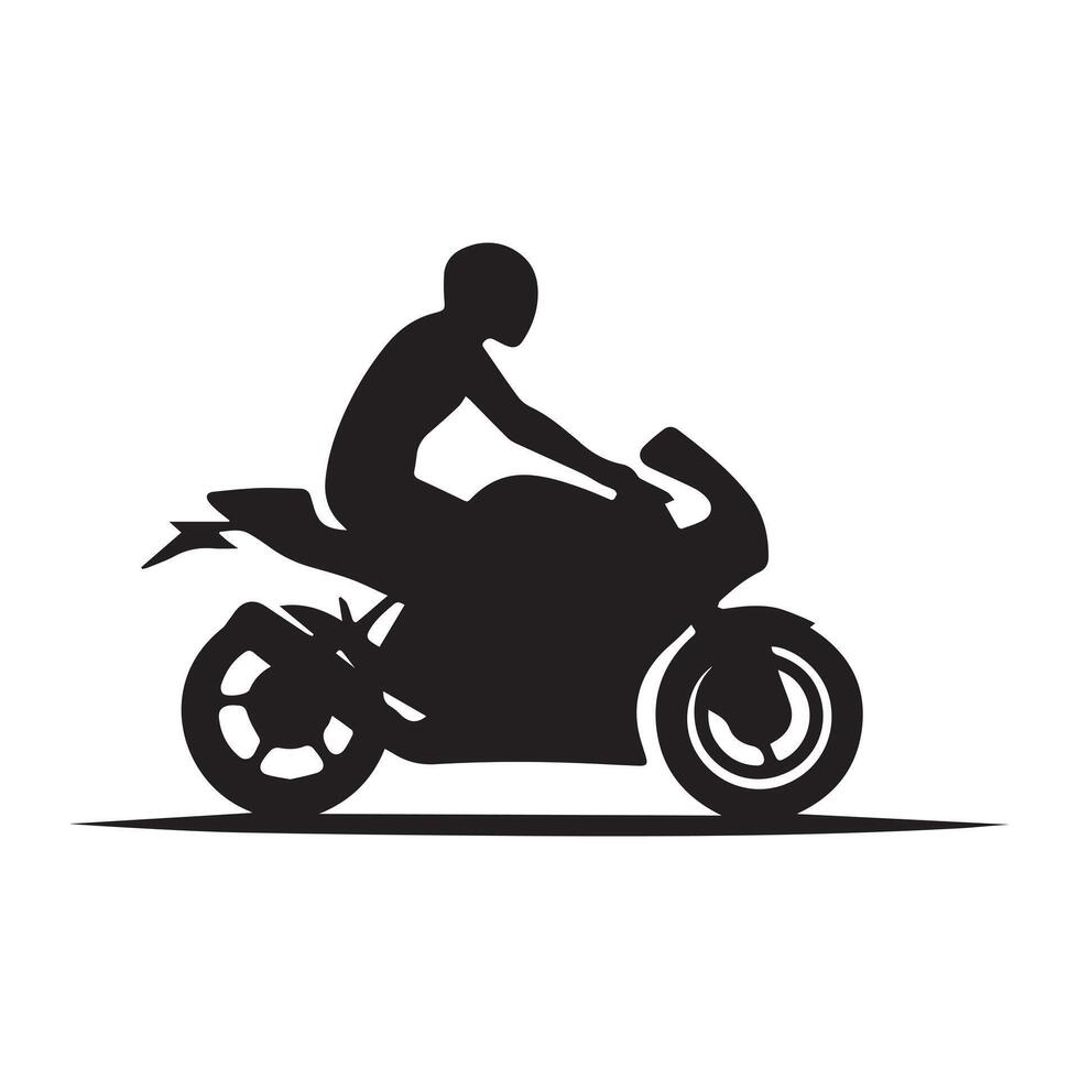 motorcycle riding image design, great for motorcycle community tour logo, and other motorcycle community activities vector