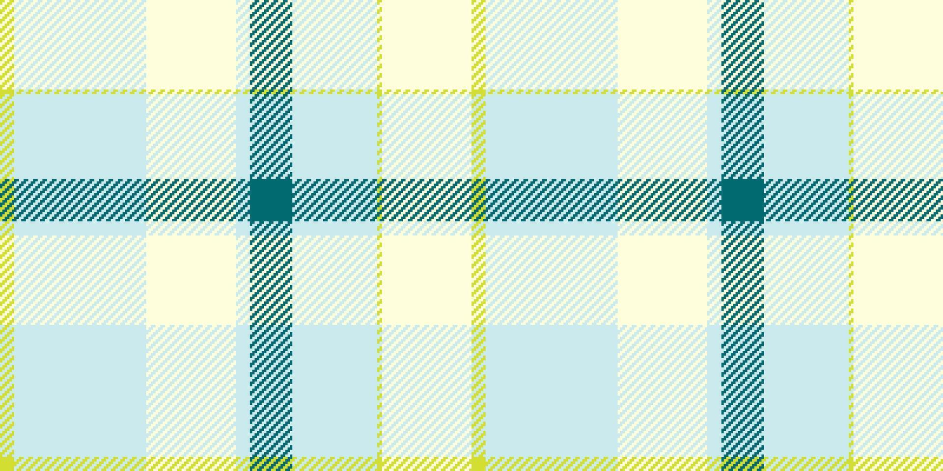 No people fabric seamless, luxury check background pattern. Elegance texture textile tartan plaid in light and light yellow colors. vector