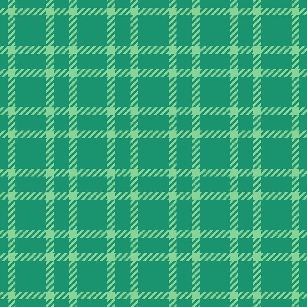 Dreamy tartan textile seamless, anniversary check pattern background. Uniform plaid texture fabric in teal and green colors. vector