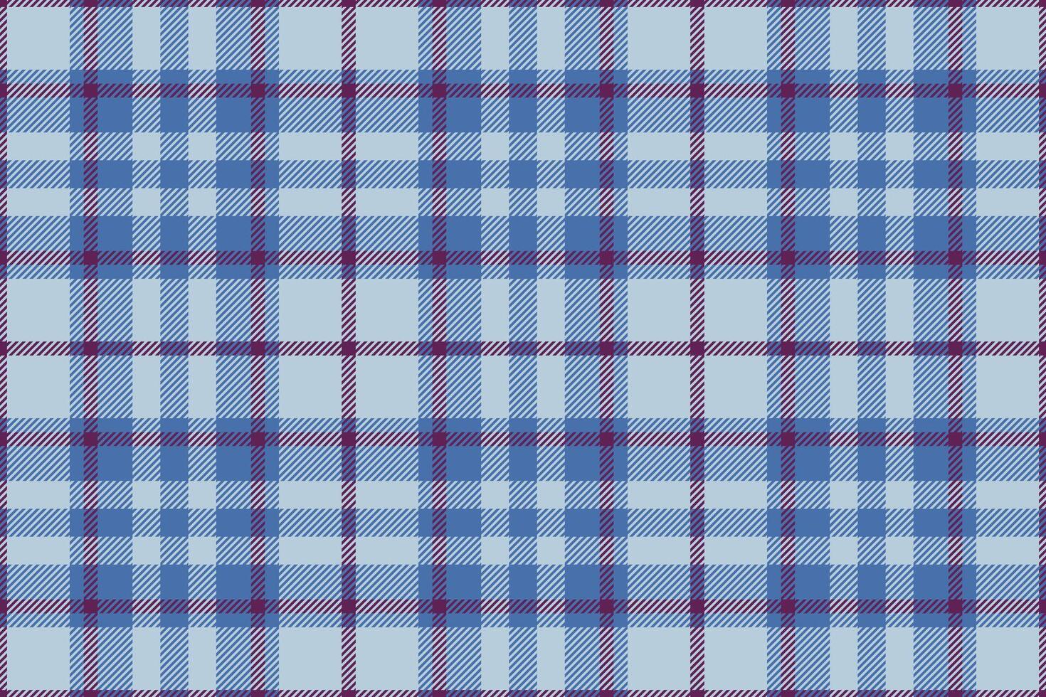 Plaid background, check seamless pattern in blue. fabric texture for textile print, wrapping paper, gift card or wallpaper. vector