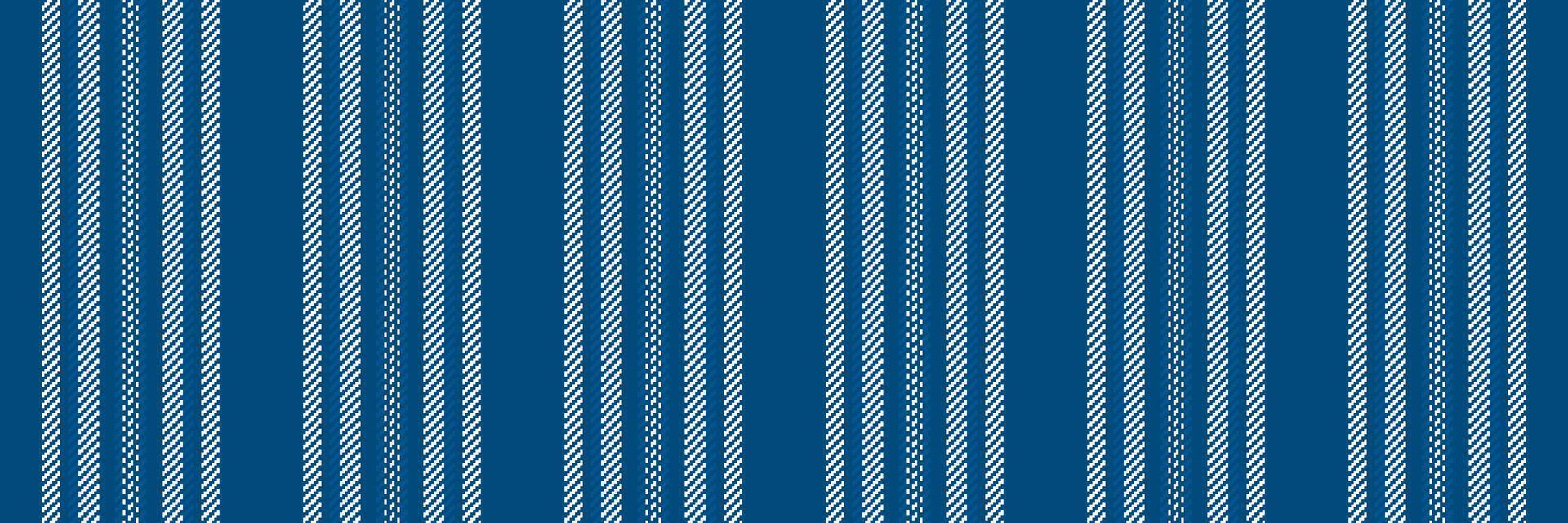 Beutral textile vertical texture, printing pattern lines . Path background seamless stripe fabric in cyan and white colors. vector