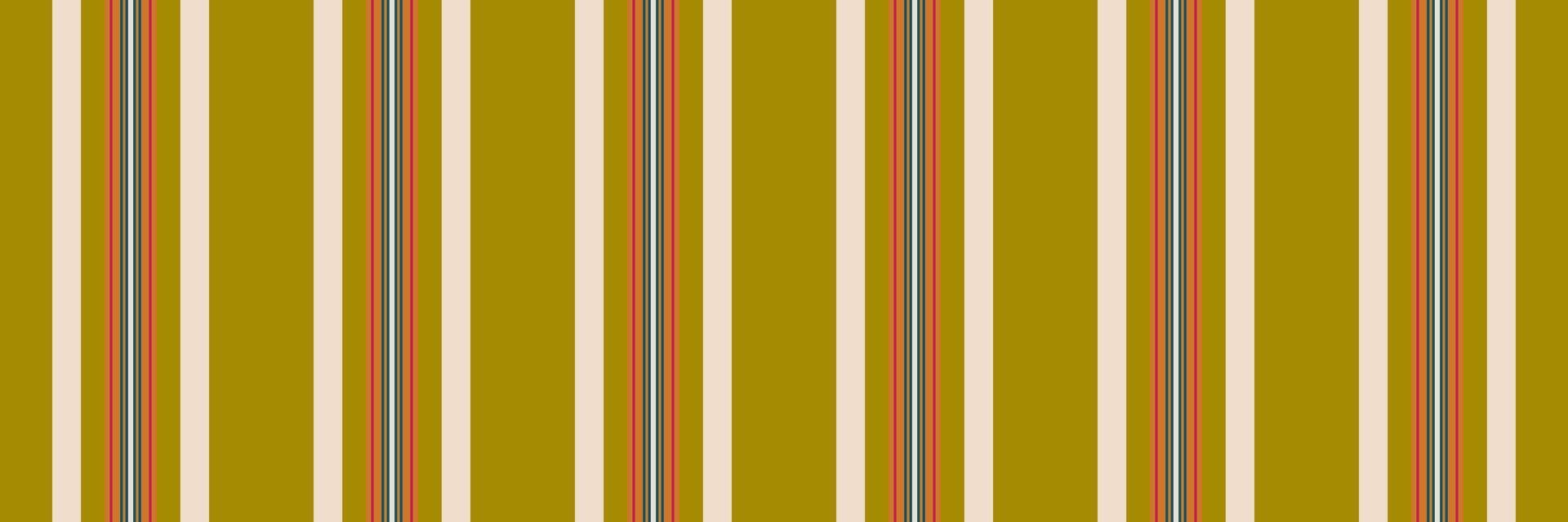 Tather stripe textile, layer vertical lines fabric. Ohoose seamless texture background pattern in orange and cyan colors. vector