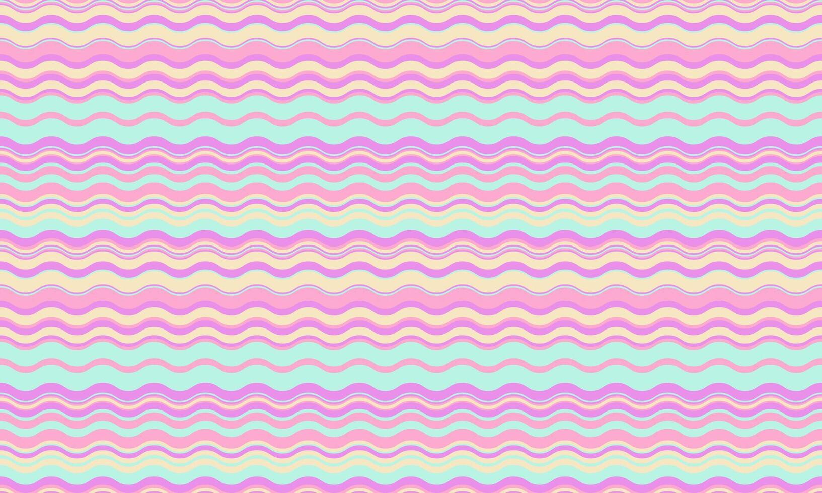 Abstract background with wavy stripes in vibrant colors, creating a rippled, liquid effect. Smooth curves and textured lines add elegance, vitality, and creativity. Ideal for wallpaper or textile. vector