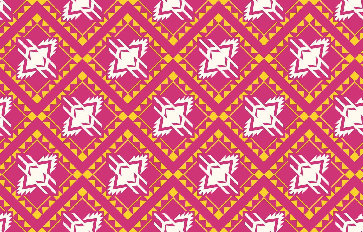Stylish seamless patterns with bold ethnic geometric graphics vector