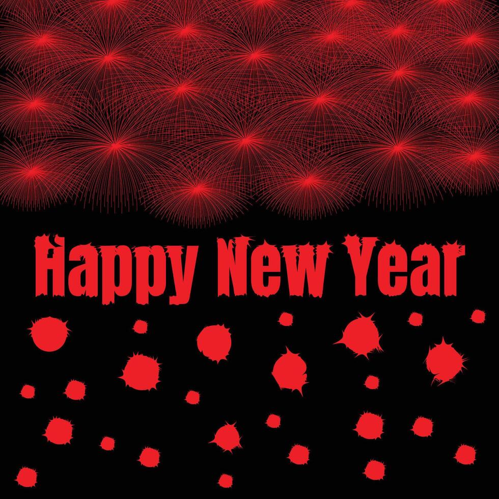 Happy New Year Design Typography vector