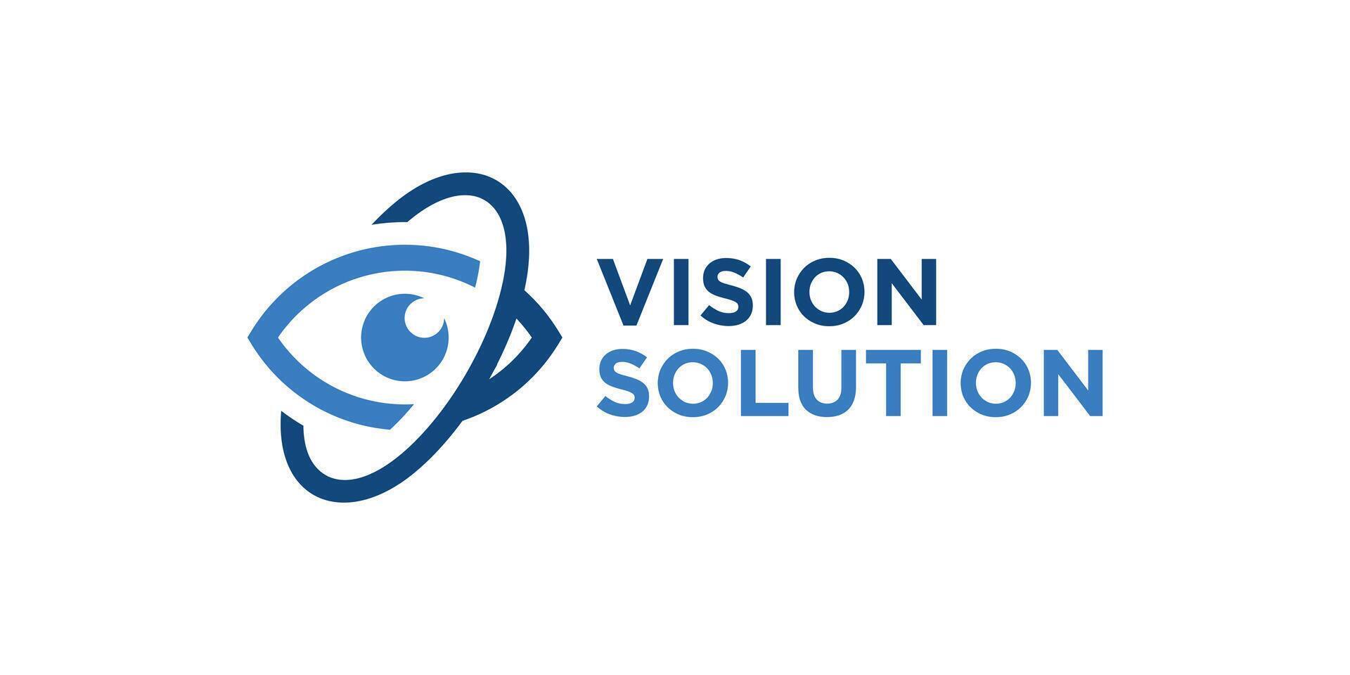 logo design eye solution,vision,media,see,symbol,icon,idea,creative. vector