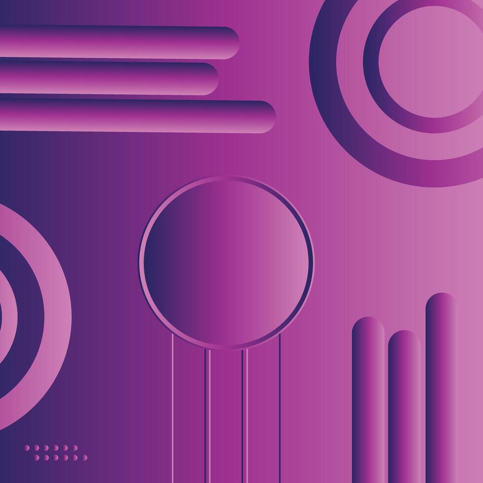 Abstract Circle light shining purple background. Luxury digital wallpaper shine purple background vector