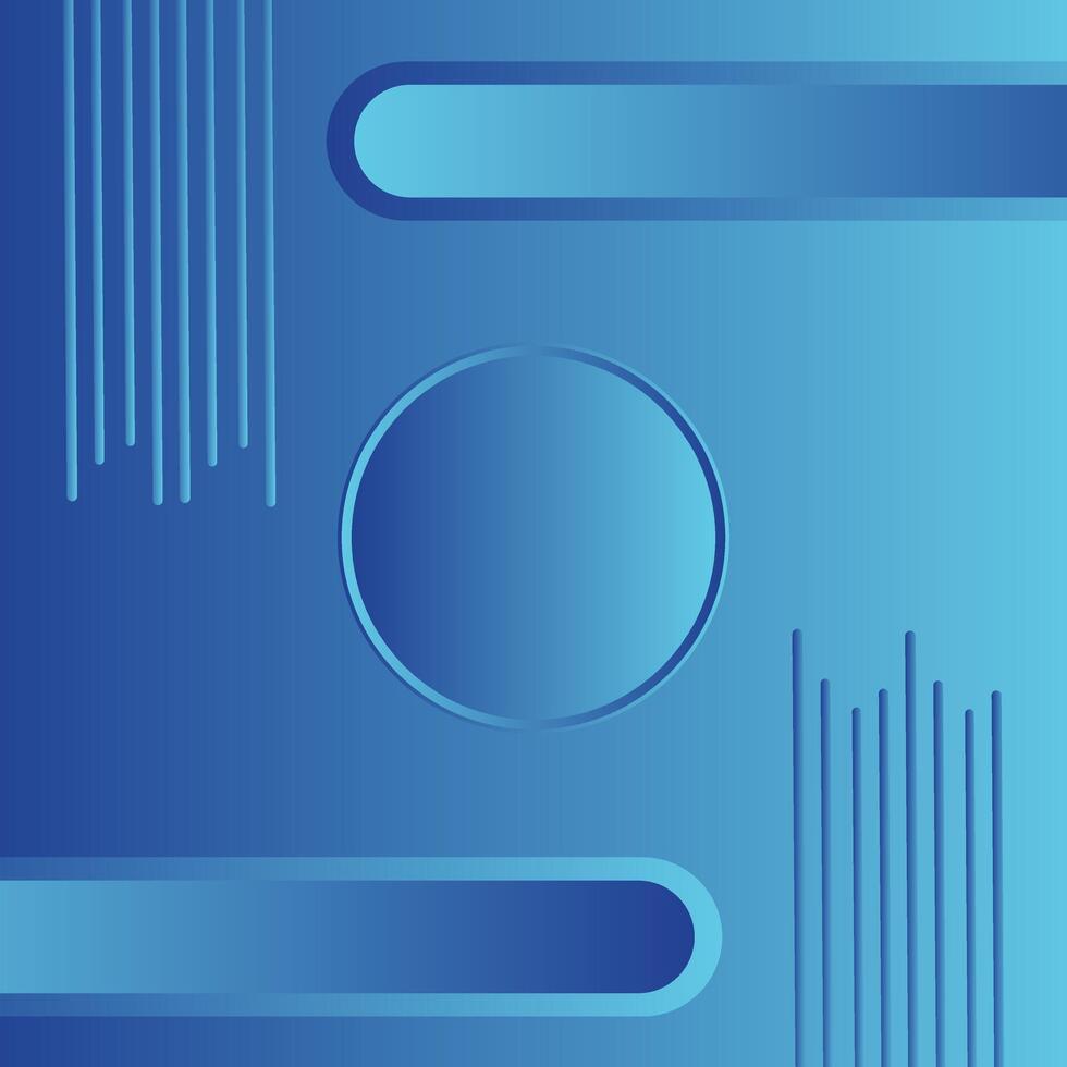 Modern Blue Gradient Abstract minimal background modern geometric shape Modern futuristic background. Can be use for landing page and wallpaper vector