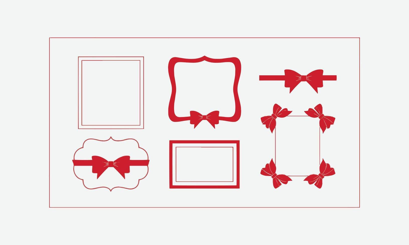Creative Doodle Frames with Wavy Line Elements Set vector