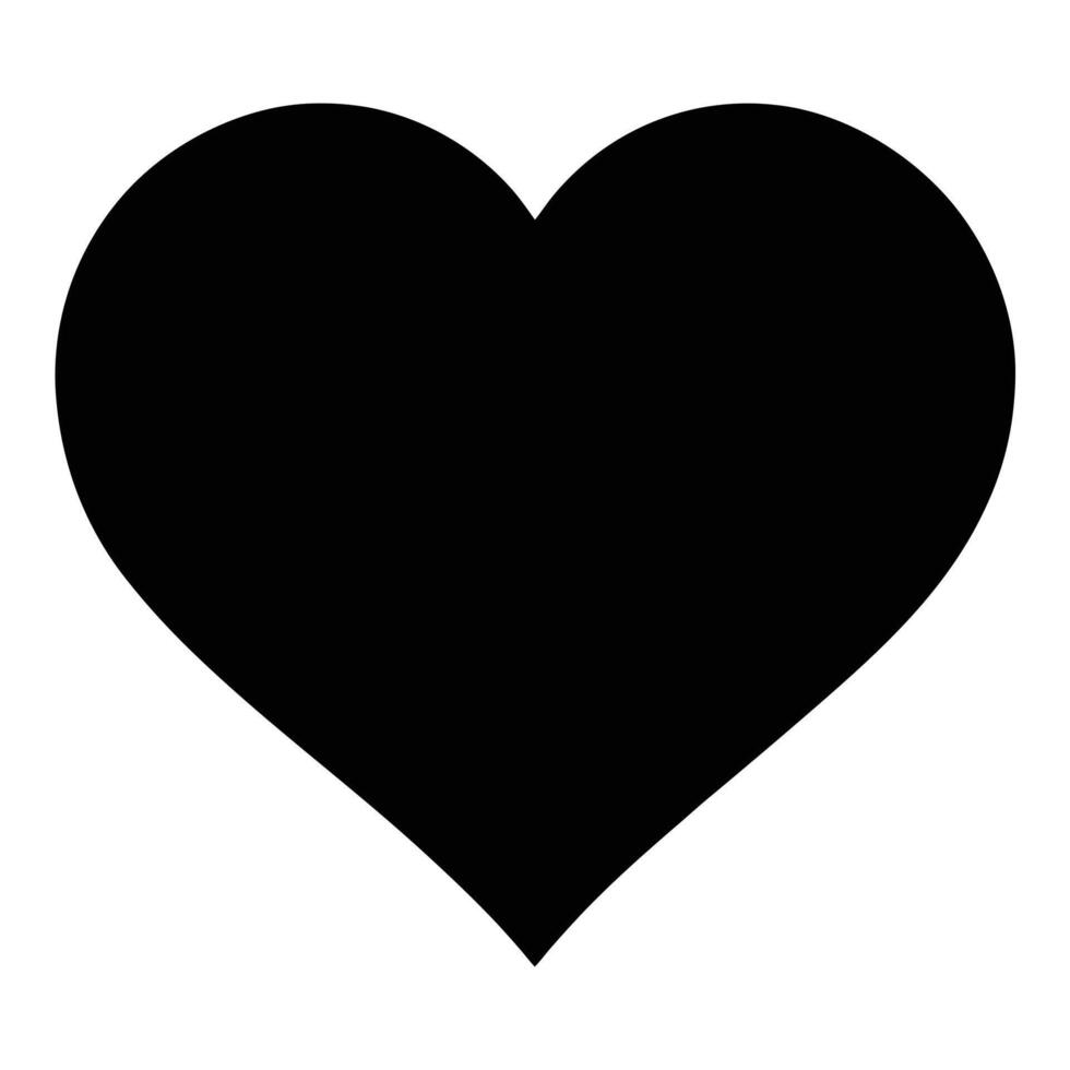Heart Silhouette Art vector