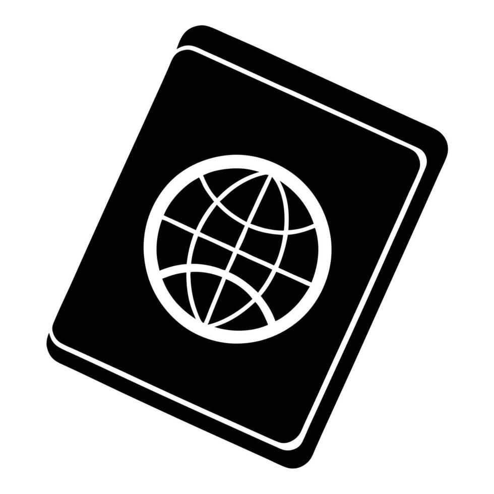 Passport Silhouette Art vector