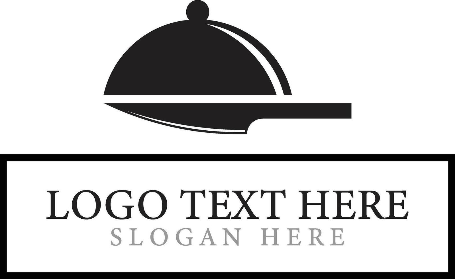 Logo design with knife concept illustration vector
