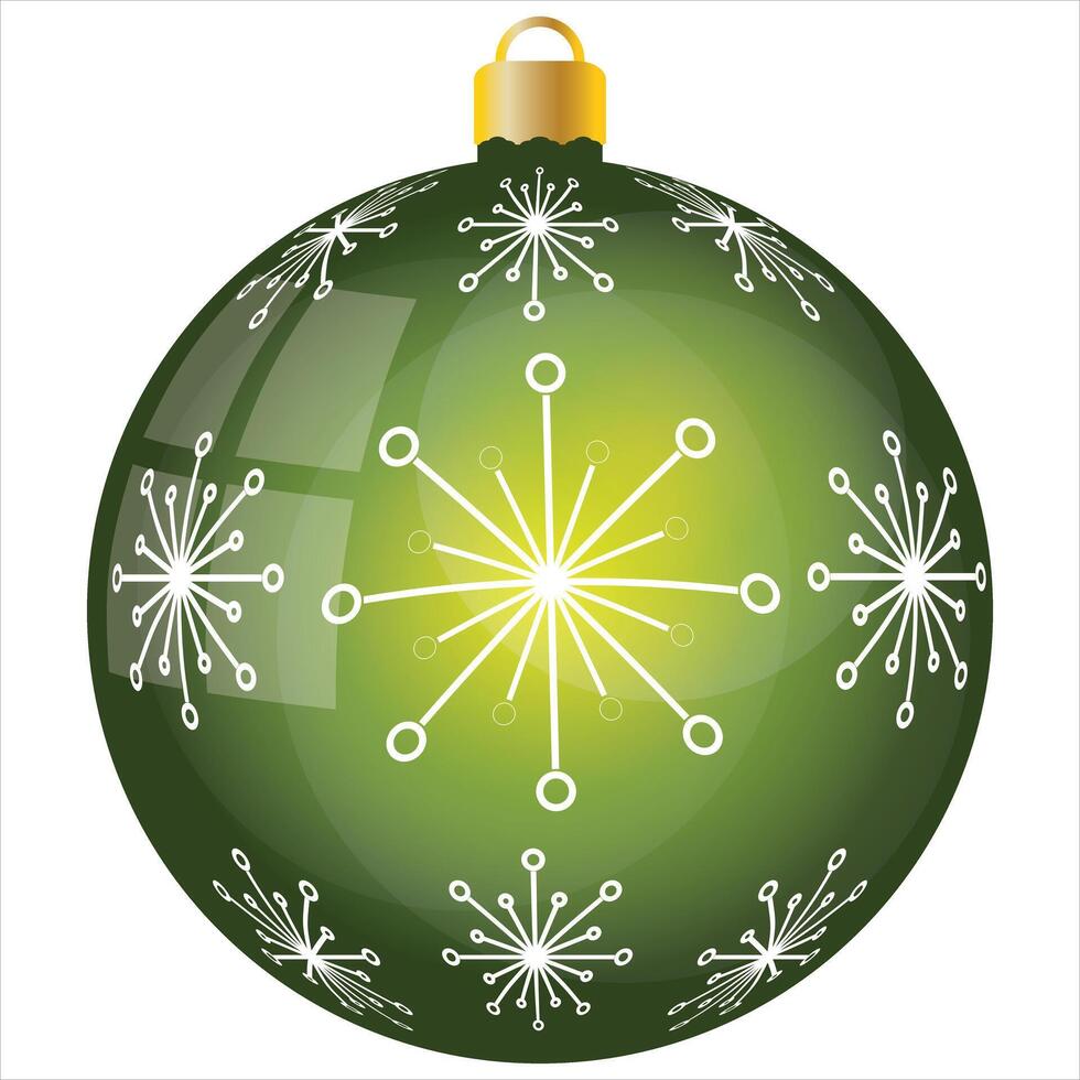 Collection of Christmas Ball Decorations Illustrations Background vector