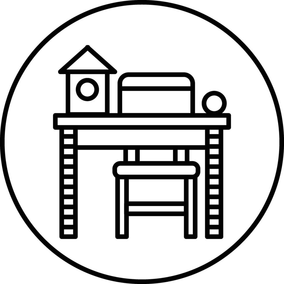 Chair Illustration Icon vector