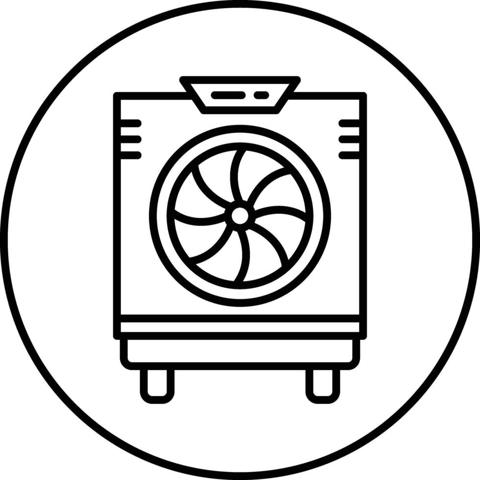 Cooler Illustration Icon vector