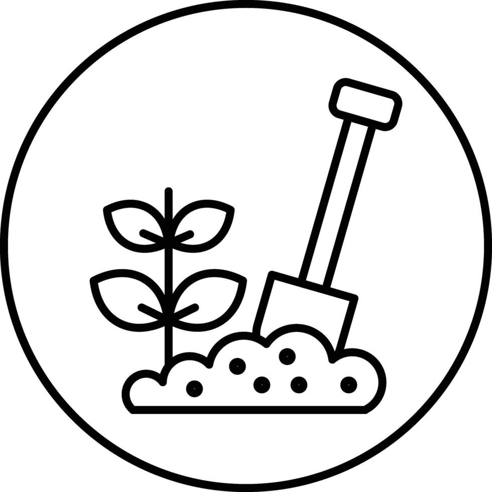 Plantation Illustration Icon vector