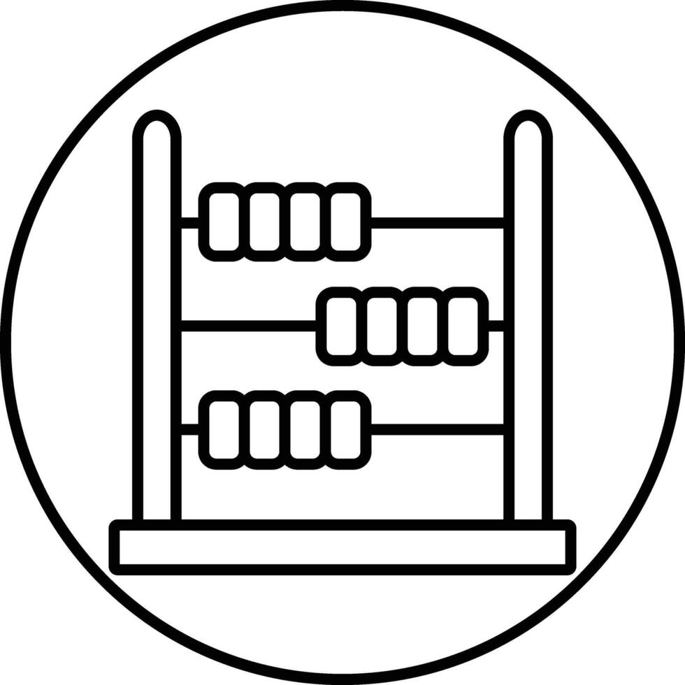 Abacus Illustration Icon vector
