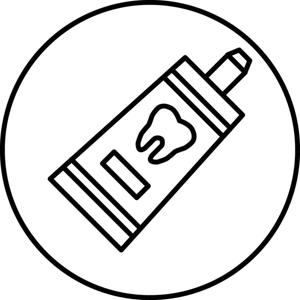 Tooth Paste Illustration Icon vector
