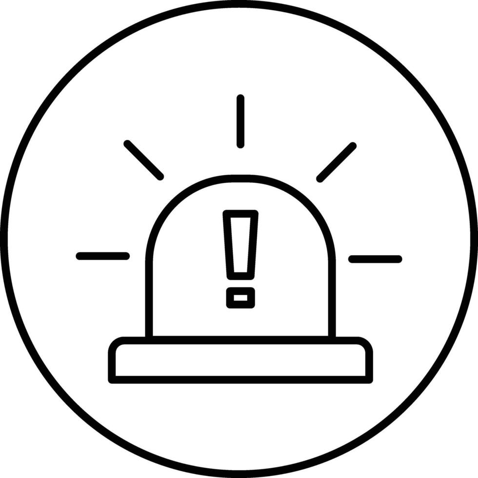 Siren Illustration Icon vector