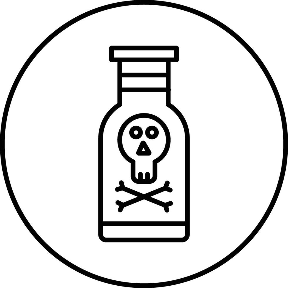 Poison Illustration Icon vector