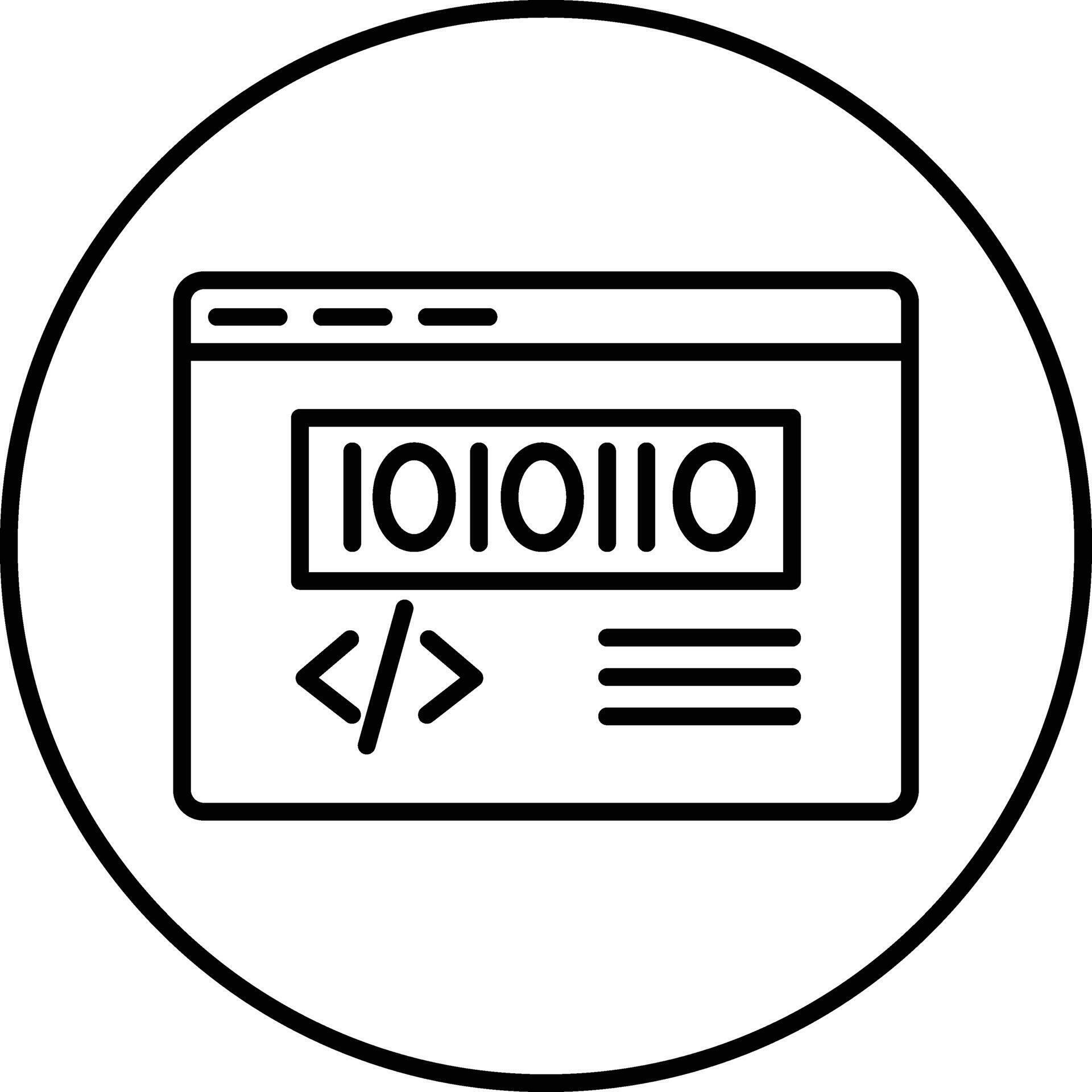 Binary Code Illustration Icon 53664436 Vector Art at Vecteezy
