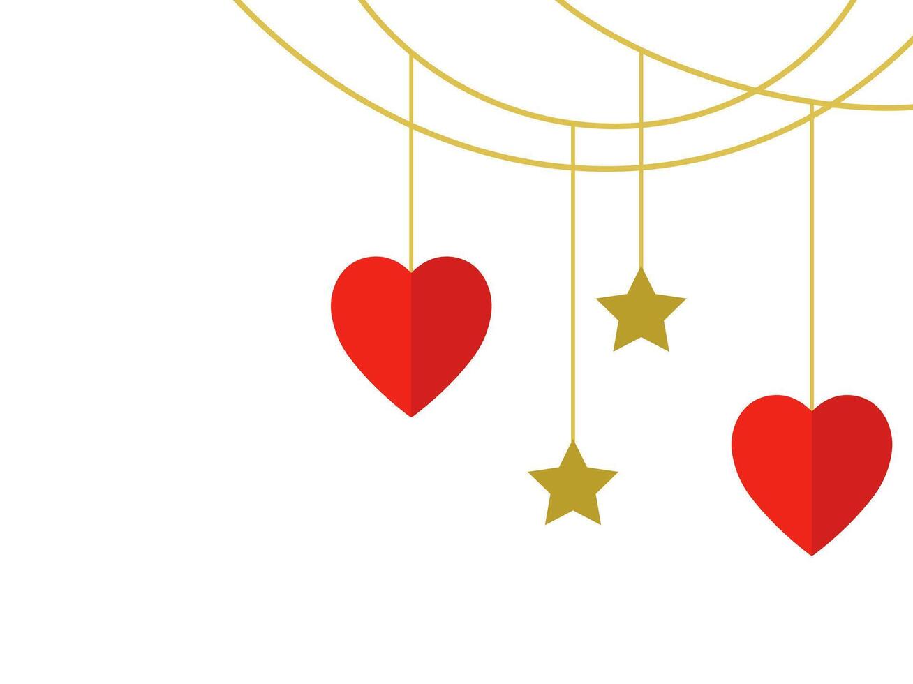 Valentines Day Frame Border Illustration vector