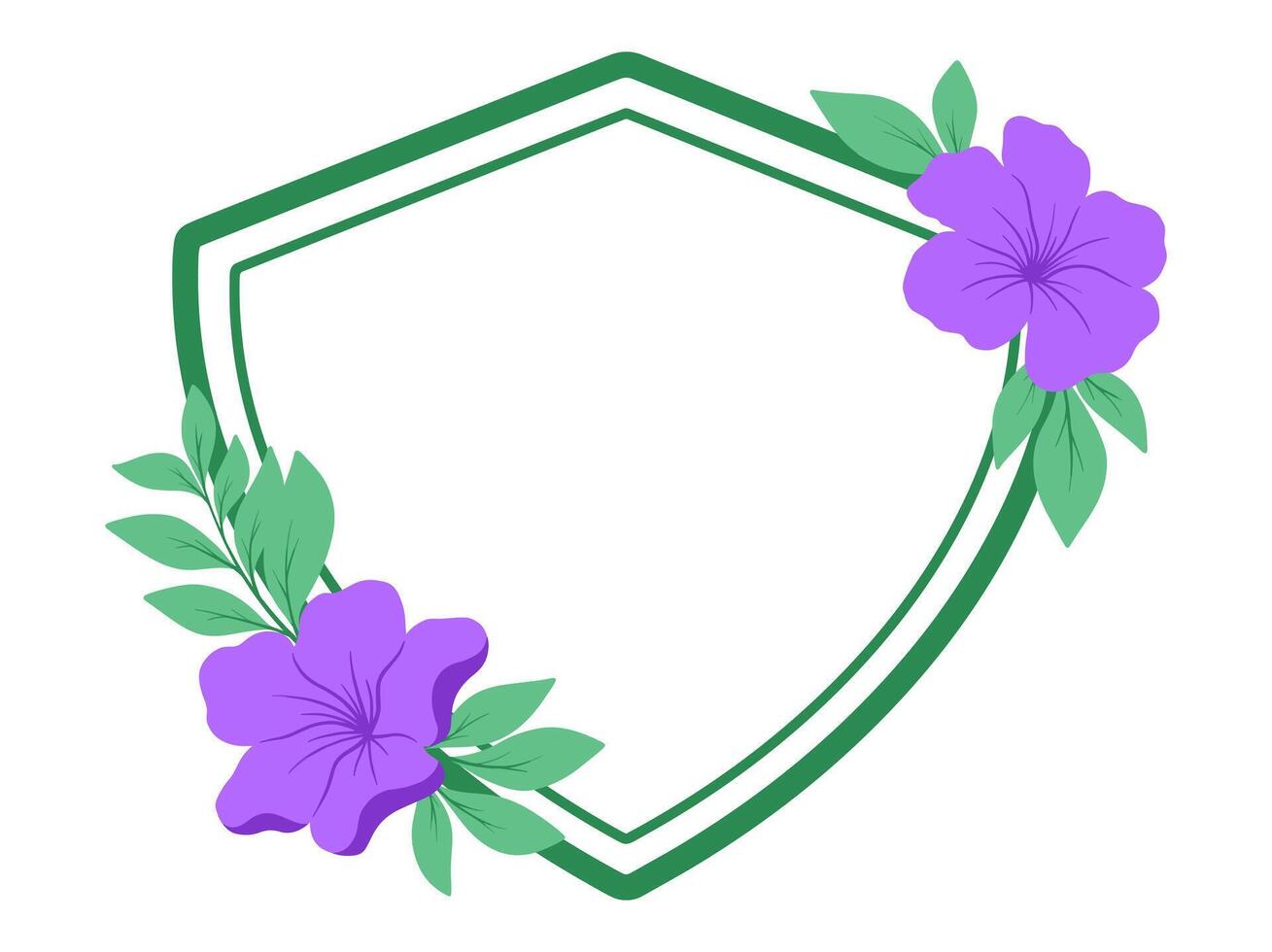 Frame Background Decoration Flower Illustration vector