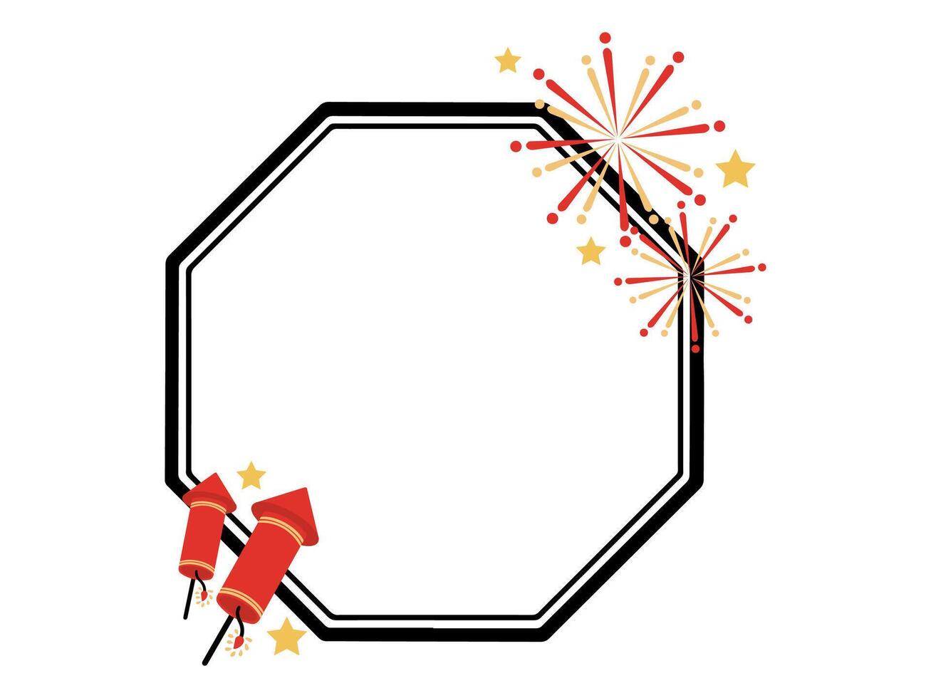New Years Frame Background Illustration vector
