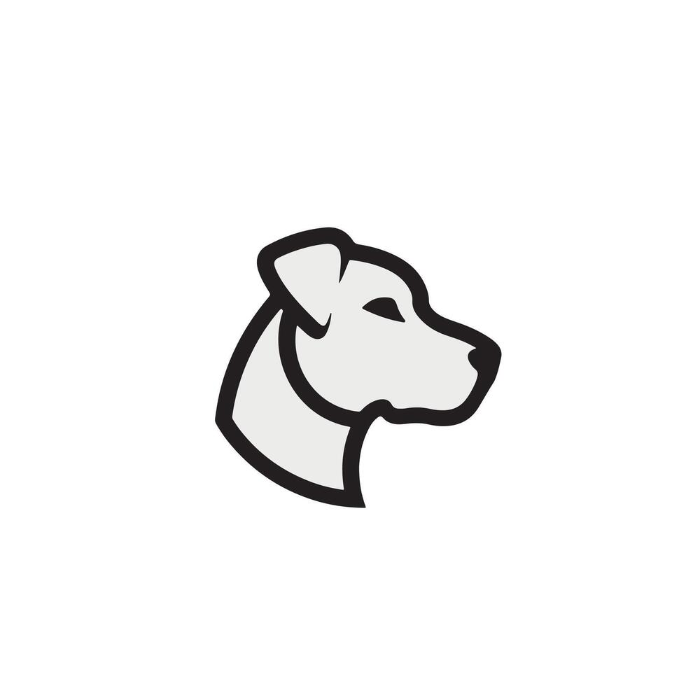 Modern dog logo icon for branding purposes vector